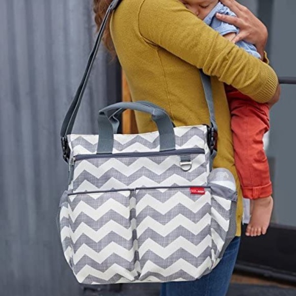 skip hop duo signature chevron